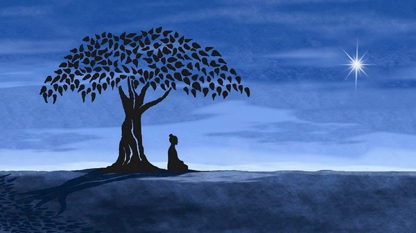 Buddha under sales bodhi tree
